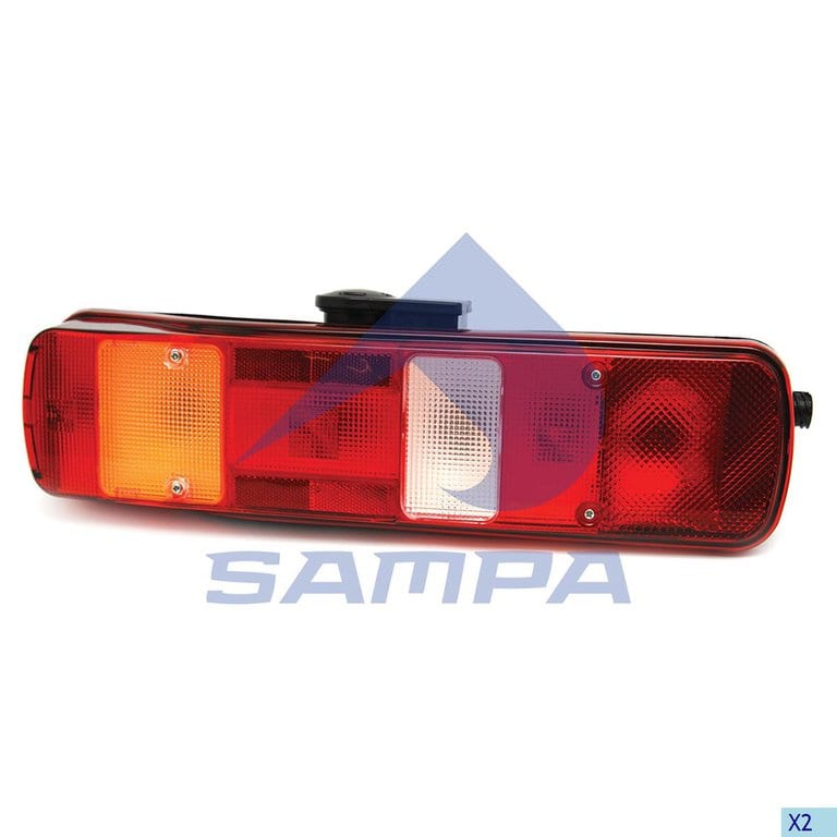 Фонарь задний VOLVO FH, FM правый (АМР-разъем боковой) SAMPA