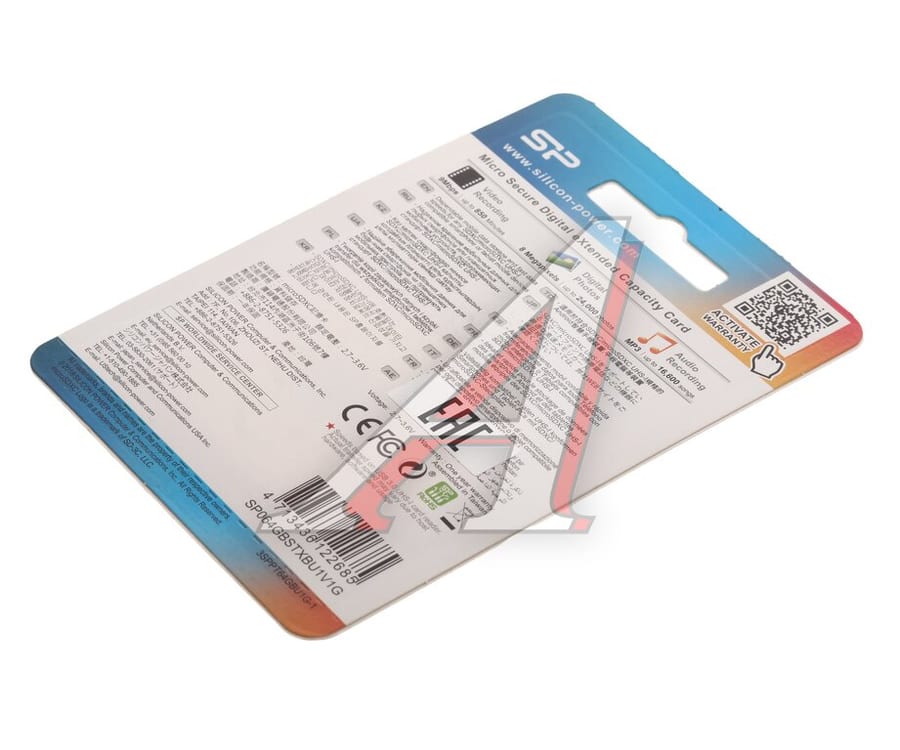 Карта памяти 64GB MicroSD class 10 SILICON POWER