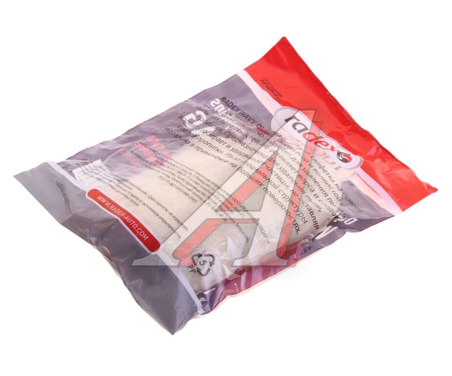 Салфетка липкая 80х90 желтая на марлевой основе Wavy Dust Rag RADEX