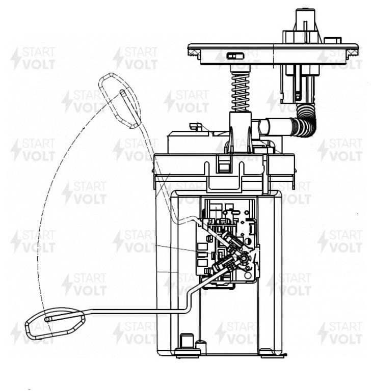 Насос топливный HYUNDAI Sonata (14-) KIA Optima (15-) STARTVOLT