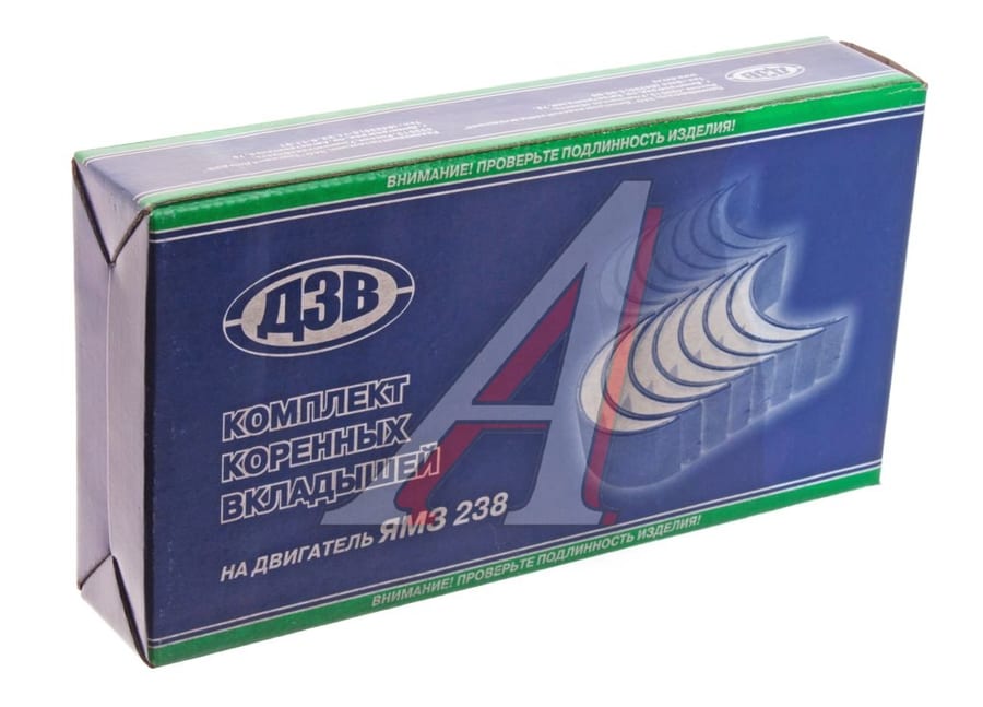 Вкладыши ЯМЗ-238 коренные d+0.00 ДЗВ