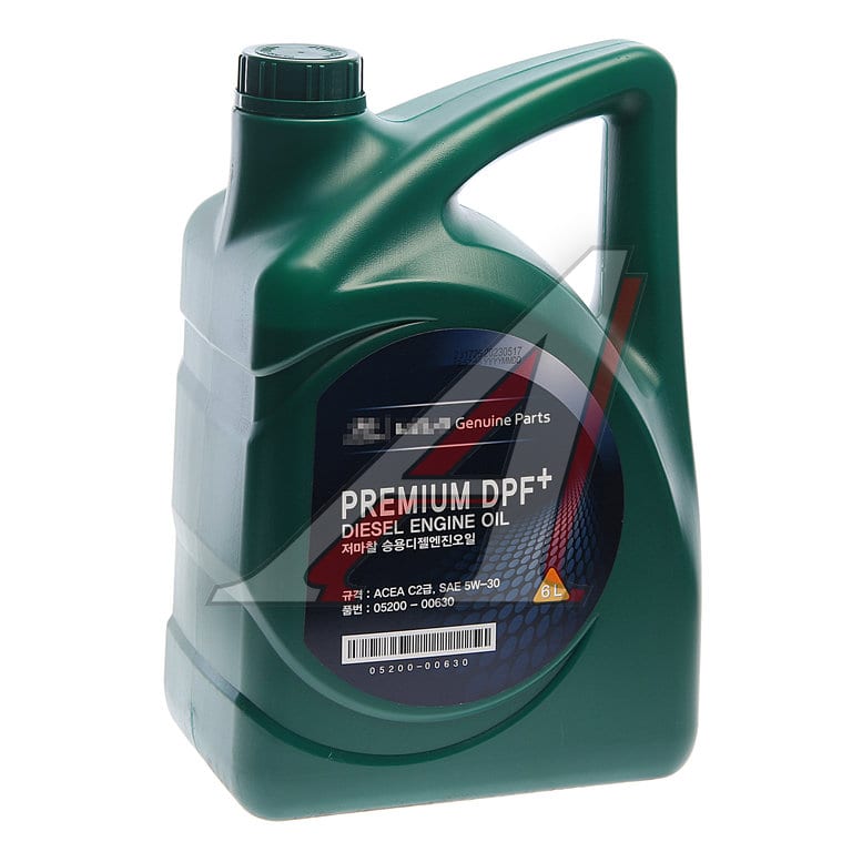 Масло моторное HYUNDAI PREMIUM DPF+ DIESEL 5W30 синт.ACEA C2 6л