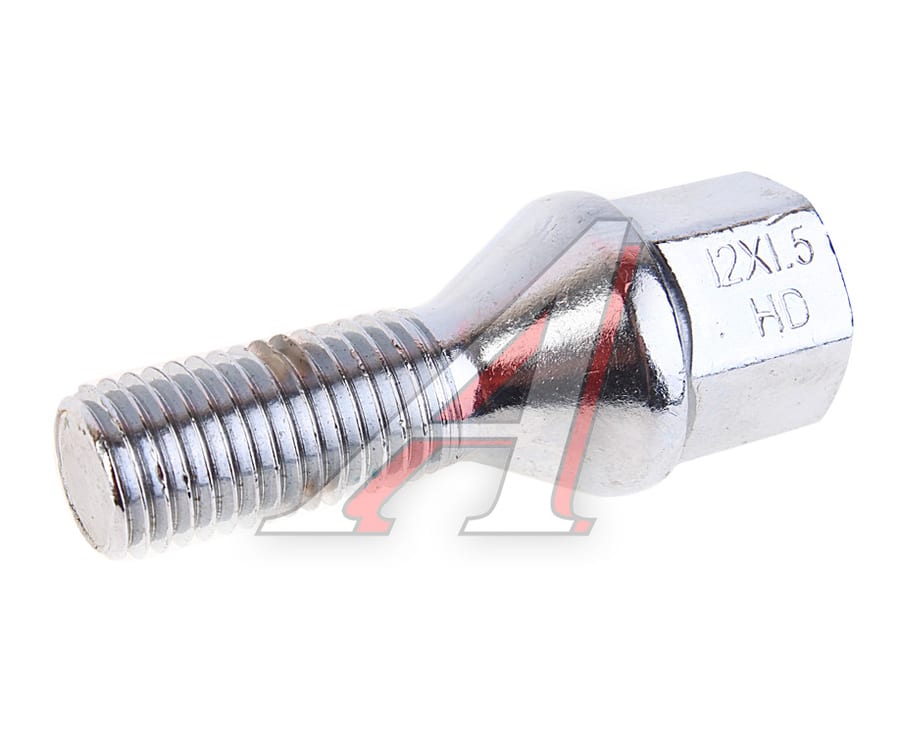 Болт колеса М12х1.5х27 конус под ключ 17мм RACING