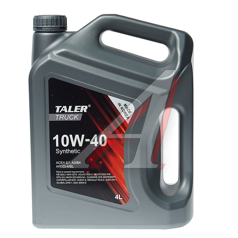 Масло моторное TALER TRUCK E-7, CI-4, А3/В4 10W40 синт.4л