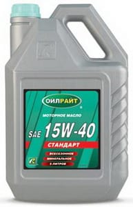 Масло моторное OIL RIGHT СТАНДАРТ 15W40 мин.1л
