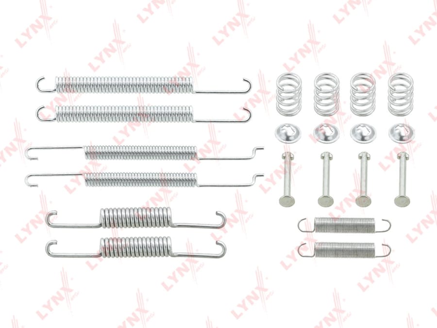 Ремкомплект VW Caddy (82-04), Golf (86-06), Passat (88-96) колодок тормозных задних LYNX
