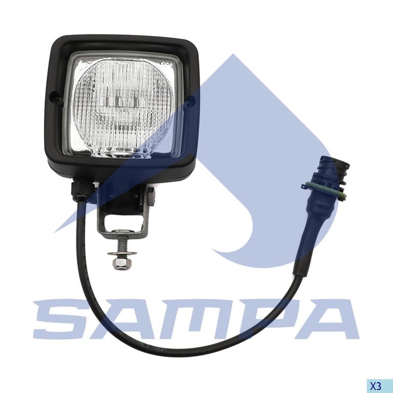 Фонарь рабочего света VOLVO FH, FM (H3-70W) SAMPA