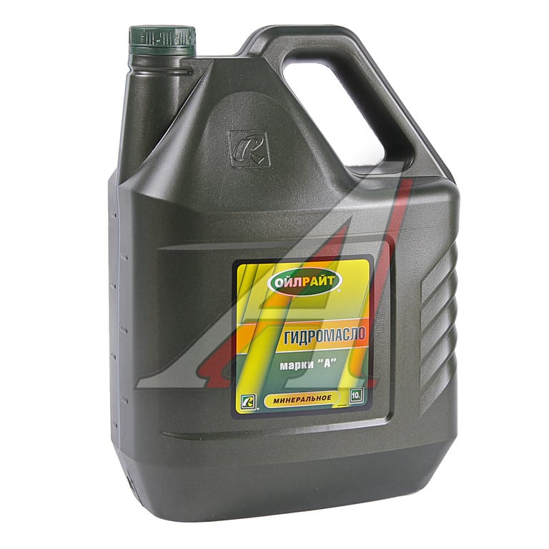 Масло гидравлическое марка А 10л OILRIGHT
