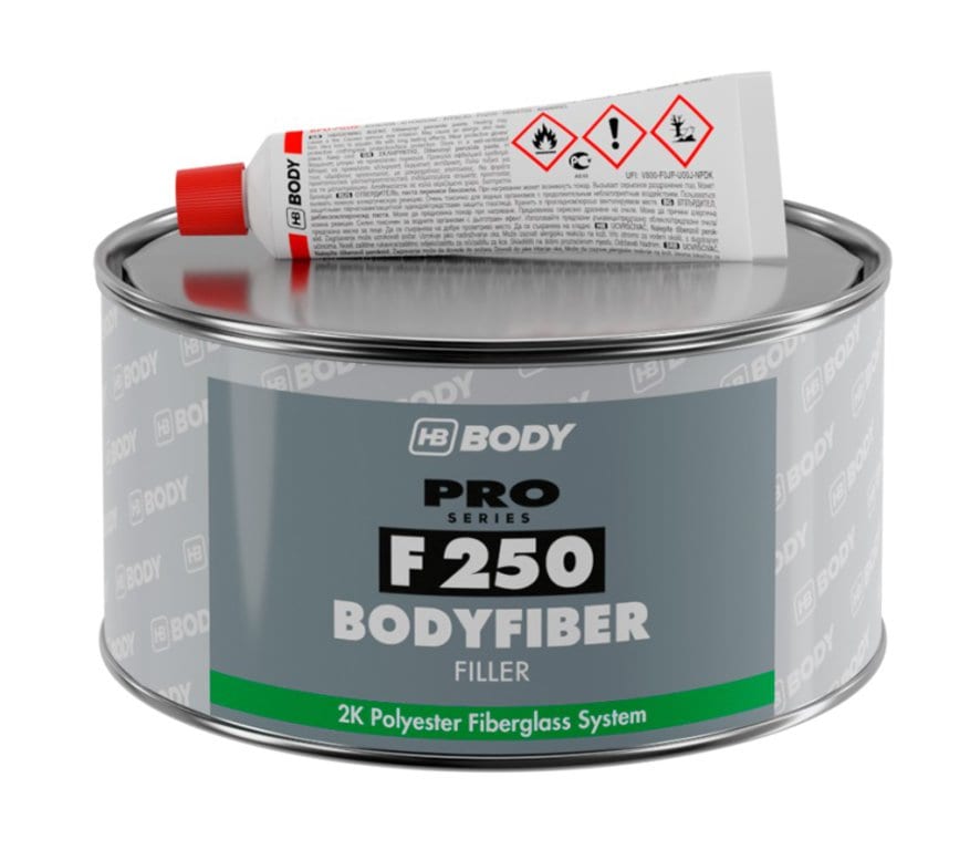Шпатлевка со стекловолокном FIBER 250 0.75кг BODY