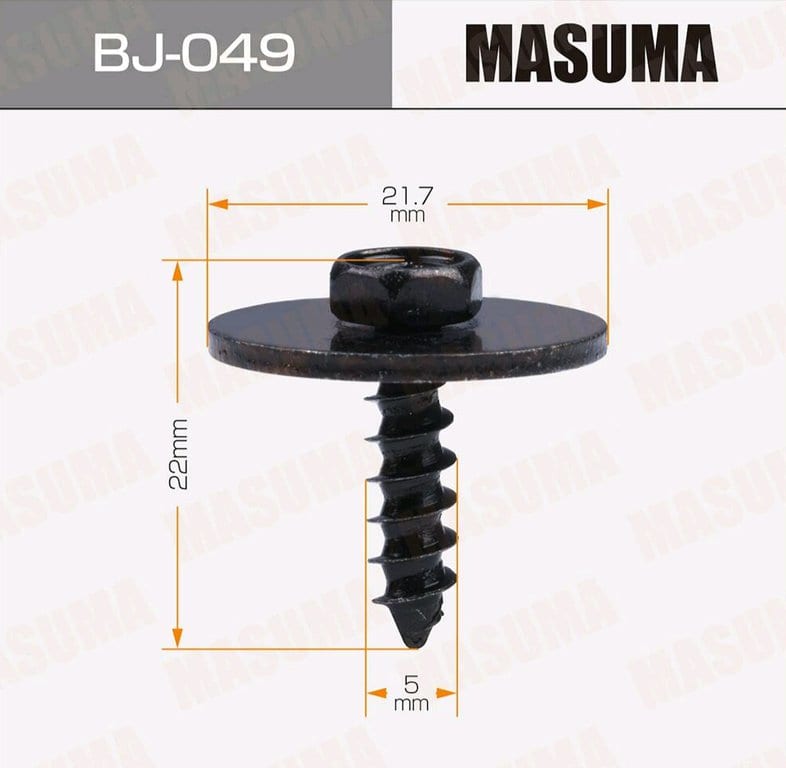 Саморез 5х22мм набор 10шт. MASUMA