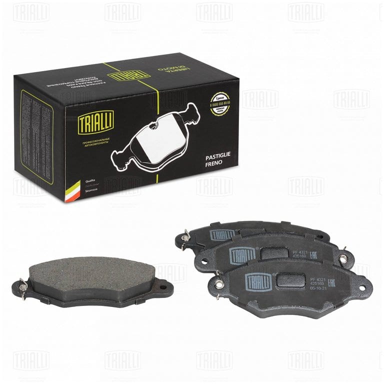 Колодки тормозные NISSAN Kubistar (03-) RENAULT Kangoo (97-) передние (4шт.) TRIALLI