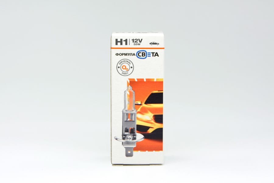 Лампа 12V H1 55W P14.5s ФОРМУЛА СВЕТА