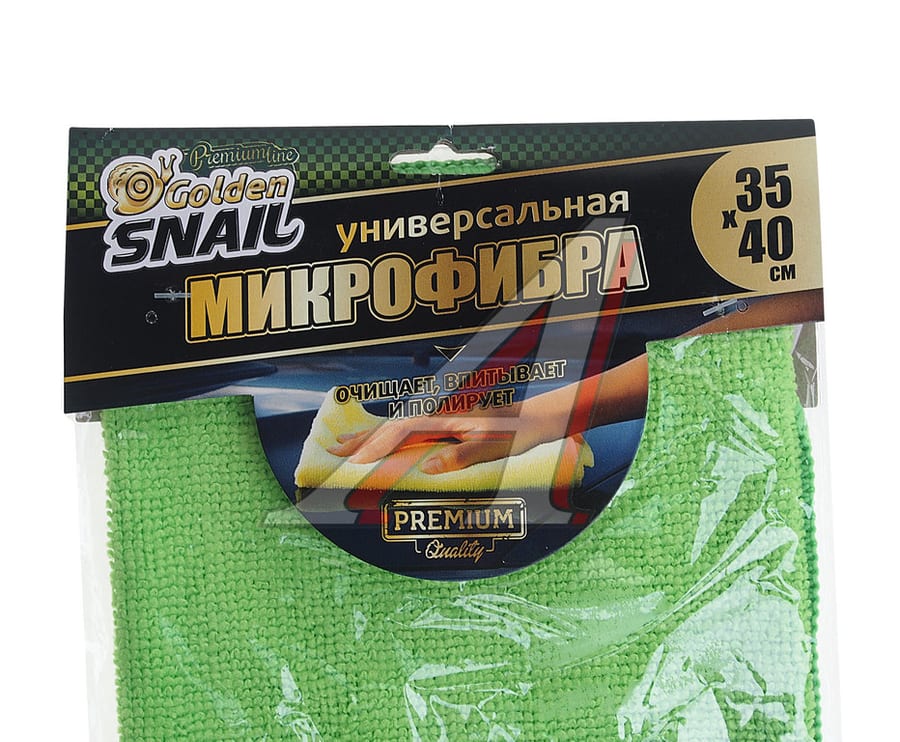 Салфетка микрофибра универсальная 35х40см GOLDEN SNAIL