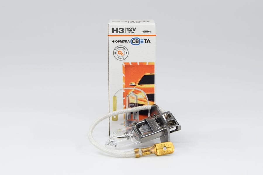 Лампа 12V H3 55W PK22s ФОРМУЛА СВЕТА