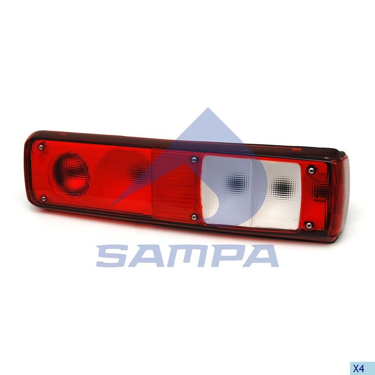 Фонарь задний RENAULT Premium VOLVO FE, FL правый (АМР-разъем сбоку) SAMPA