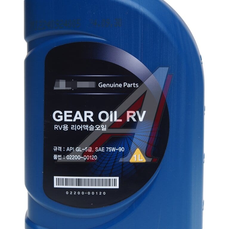Масло трансмиссионное HYUNDAI GEAR OIL RV 75W-90 мин.API GL-5 1л