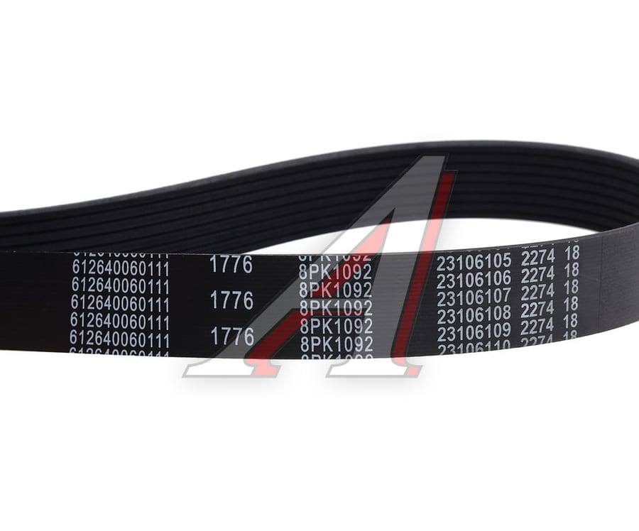 Ремень приводной поликлиновой 8PK1092 SHACMAN SHAANXI OE