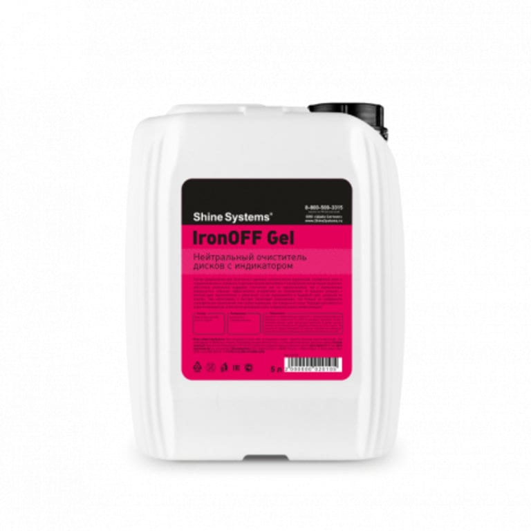 Очиститель дисков колесных 5л IronOFF Gel SHINE SYSTEMS