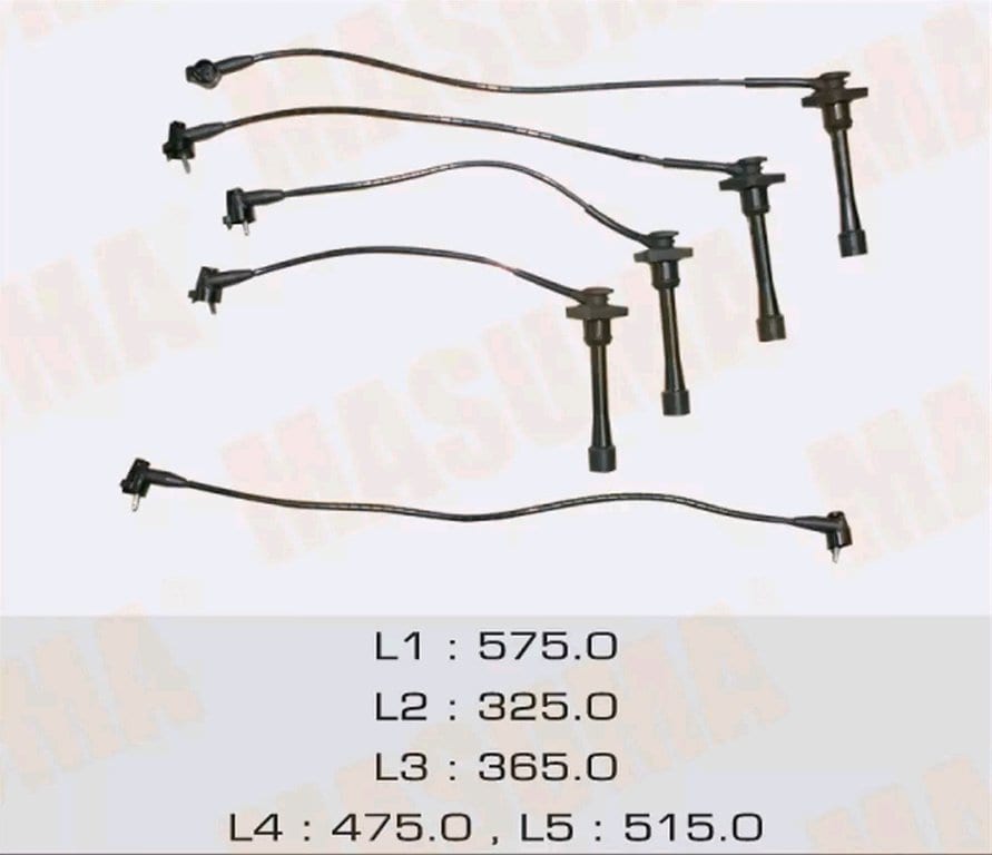 Провод высоковольтный TOYOTA Carina E (92-97) комплект MASUMA