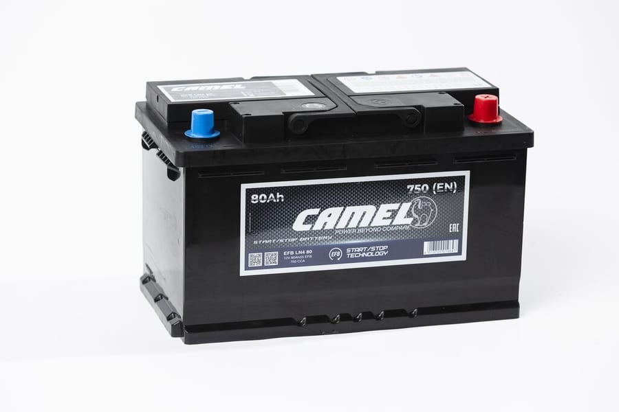 Аккумулятор CAMEL EFB 80А/ч обратная полярность
