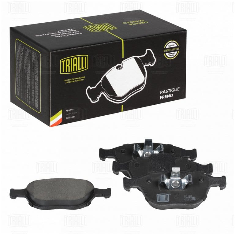 Колодки тормозные FORD Tourneo, Transit (02-) передние (4шт.) TRIALLI
