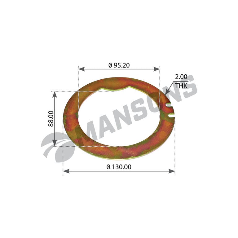 Шайба SCANIA P, G, R, T series балансира стопорная MANSONS