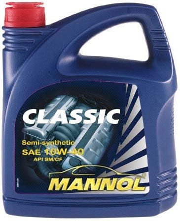 Масло моторное MANNOL CLASSIC 10W40 CH-4/SN п/синт.4л 7501