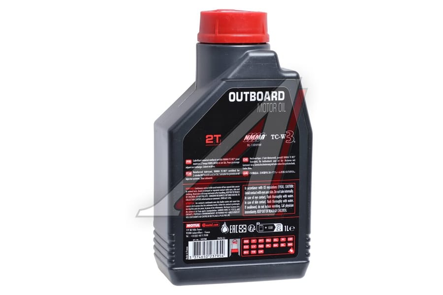 Масло моторное для 2-х тактных двигателей лодок MOTUL OUTBOARD 2T мин.1л