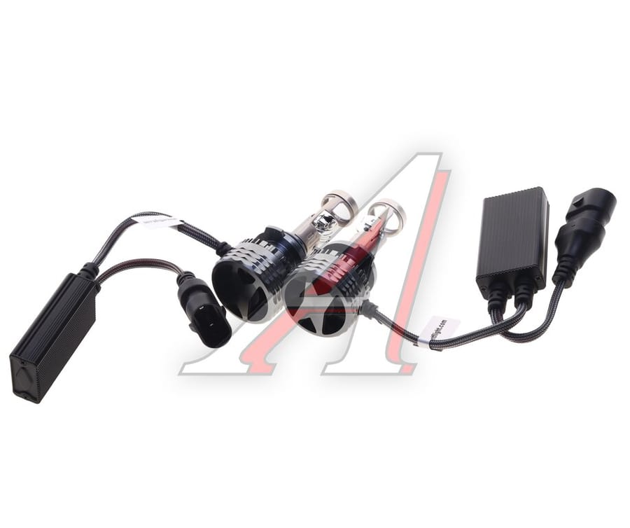 Лампа светодиодная 12V HB4 P22d с линзой бокс (2шт.) MTF