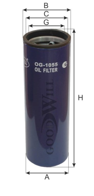 Фильтр масляный BMC Professional (дв.CUMMINS) (аналог WP12120) GOODWILL