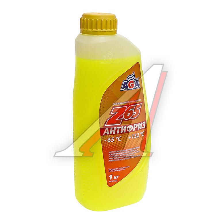 Антифриз желтый -65C 0.946кг Z65 G-12++ AGA