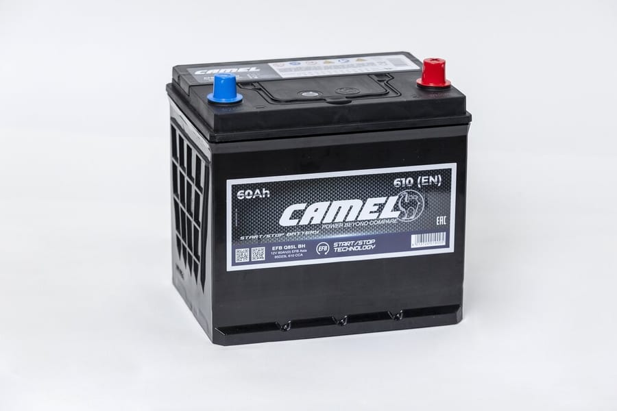 Аккумулятор CAMEL EFB Asia 60А/ч обратная полярность