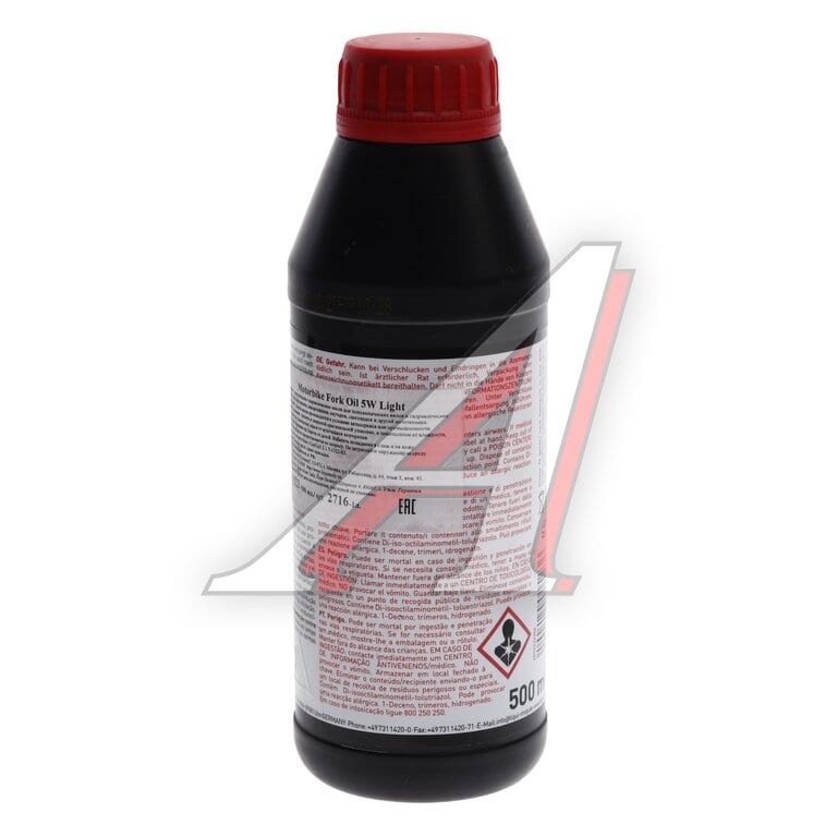 Масло для мотовилок и амортизаторов MOTORBIKE FORK OIL LIGHT 5W синт.0.5л LIQUI MOLY
