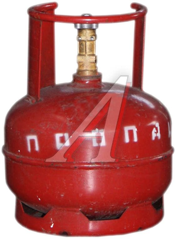 Баллон газовый пропан 5л 1.6МПа с вентилем NOVOGAS