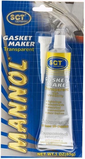 Герметик прокладка прозрачный 85г -40С/+180С Gasket Maker 9916 MANNOL