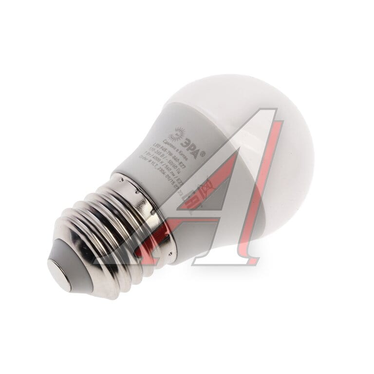 Лампа светодиодная E27 P45 7W (60W) 220V нейтральный ЭРА
