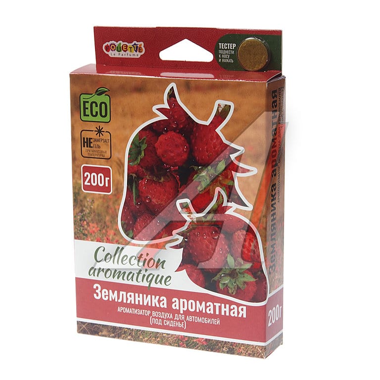 Ароматизатор под сиденье (земляника ароматная) 200г Collection Aromatique FOUETTE