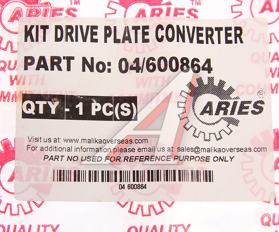 Диск JCB 3CX, 4CX гидротрансформатора соединительный (без крепежа) ARIES