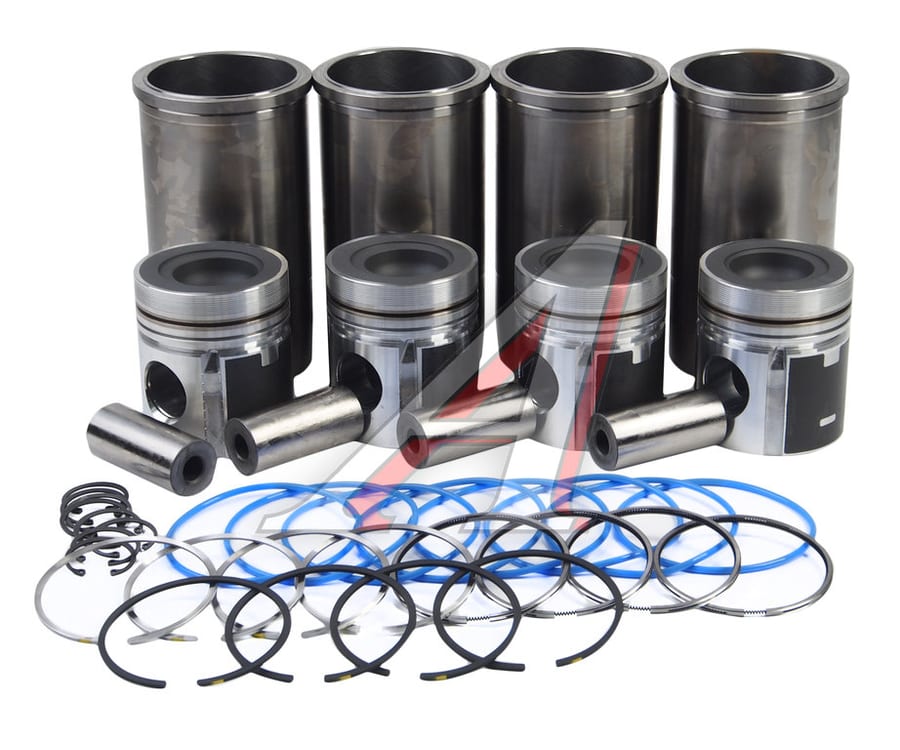 Группа поршневая Д-245, 260Б ЕВРО-3 (упл. кольца, п. палец, стоп. кольца) комплект 4шт. d=42 (Чехия) SG