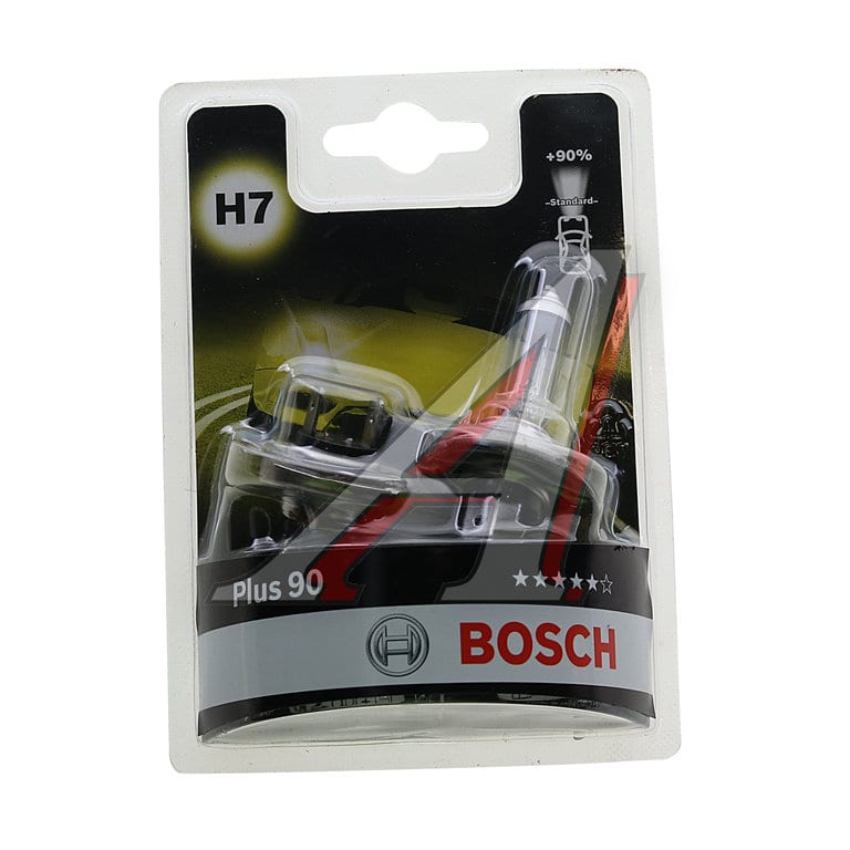 Лампа 12V H7 55W PX26d +90% блистер (2шт.) Plus 90 BOSCH