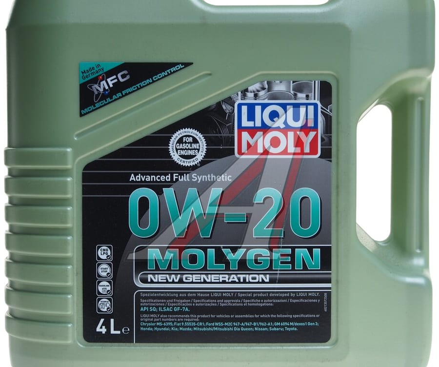 Масло моторное LIQUI MOLY MOLYGEN NEW GENERATION 0W20 синт.4л