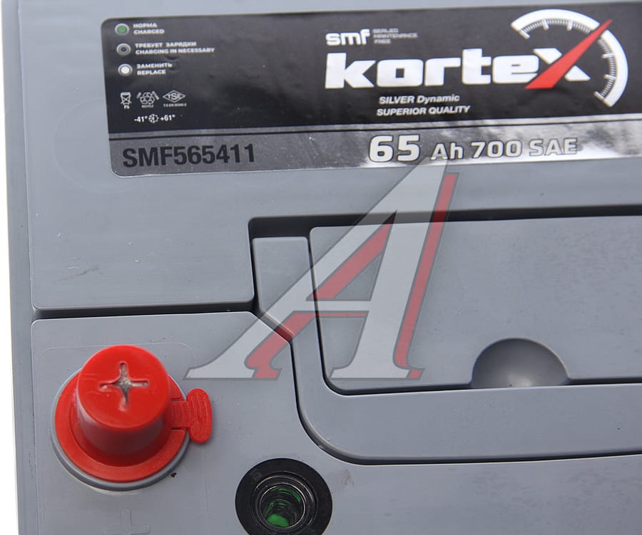 Аккумулятор KORTEX SILVER Dynamic ASIA 65А/ч