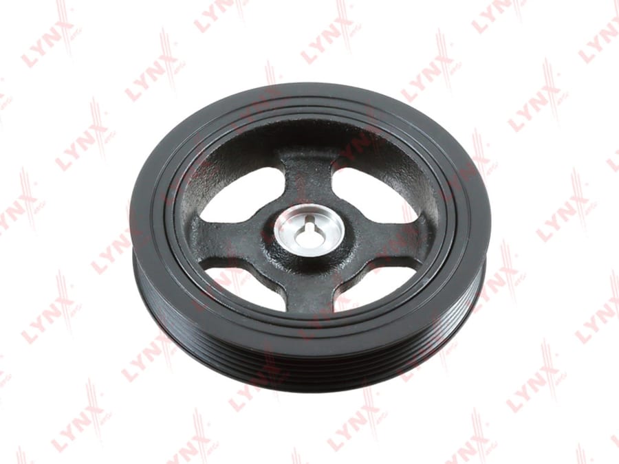 Шкив HYUNDAI Solaris (14-), Elantra (10-) (1.6) KIA Rio (10-) коленвала (ЗАМЕНА НА 23124-2B020) LYNX