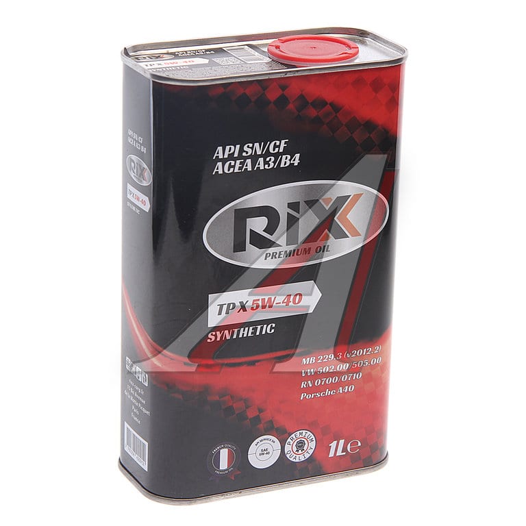 Масло моторное RIXX TP X SN/CF 5W40 синт.1л