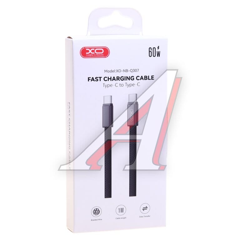 Кабель USB Type C-USB Type C 60W 1м XO