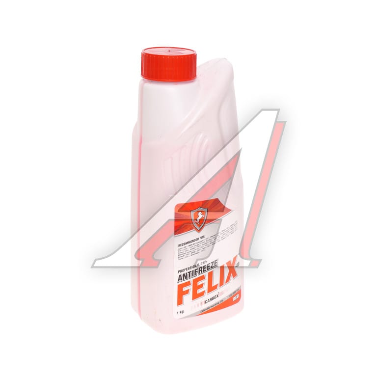 Антифриз красный -40C 1кг G12+ Carbox OAT FELIX