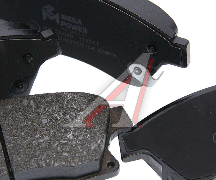 Колодки тормозные CHEVROLET Cruze (09-) OPEL Astra J передние (R15) (4шт.) MEGAPOWER