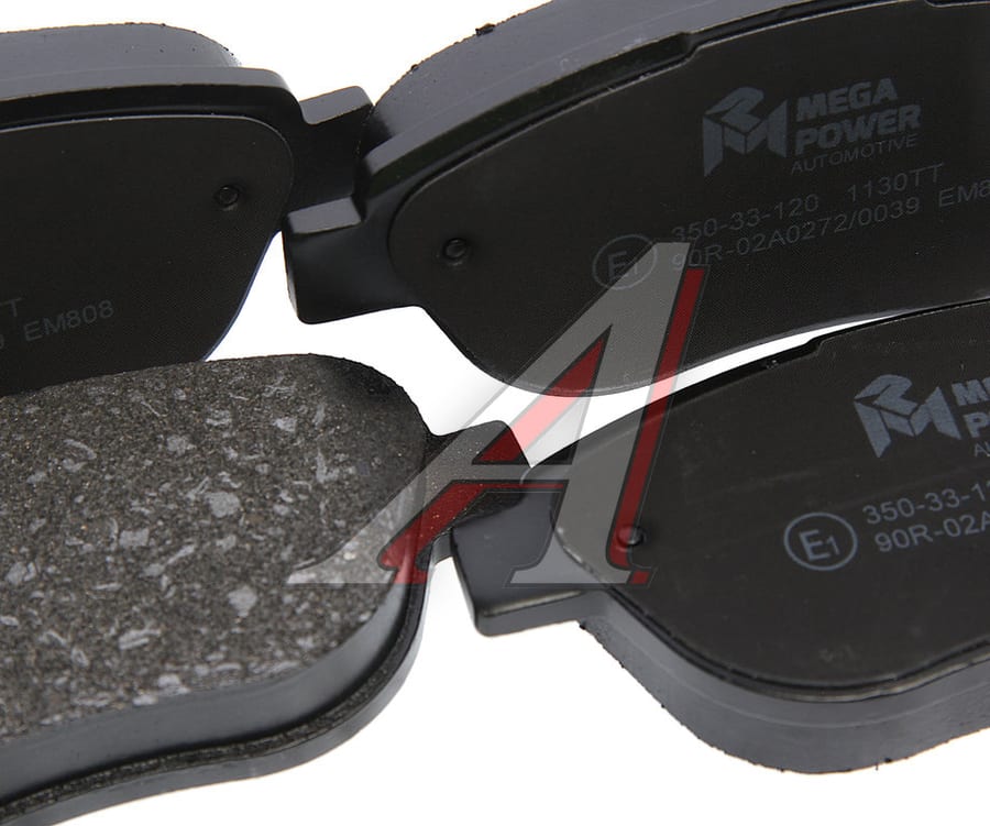 Колодки тормозные PEUGEOT 307 CITROEN Xsara (02-) передние (4шт.) MEGAPOWER