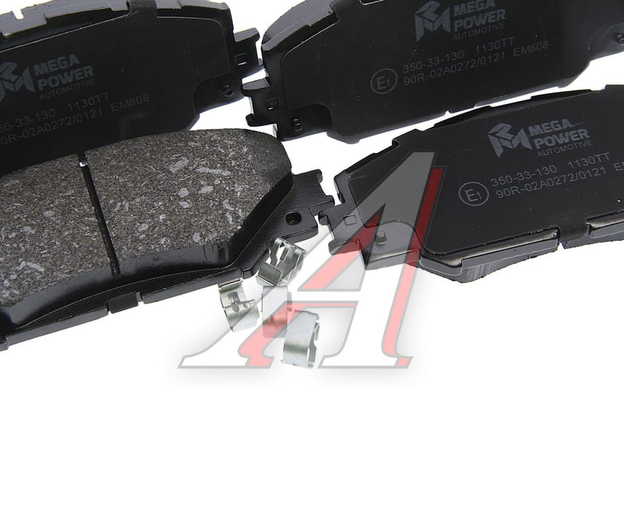 Колодки тормозные TOYOTA Auris (06-12) (Япония), Corolla (07-13) передние (4шт.) MEGAPOWER