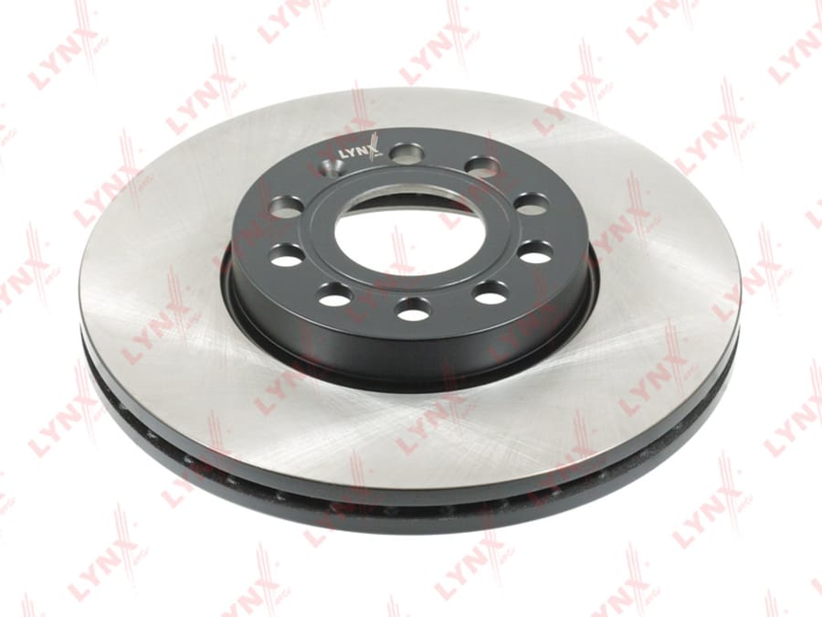Диск тормозной VW Golf, Touran AUDI A3 SEAT Ibiza SKODA Octavia передний (1шт.) LYNX